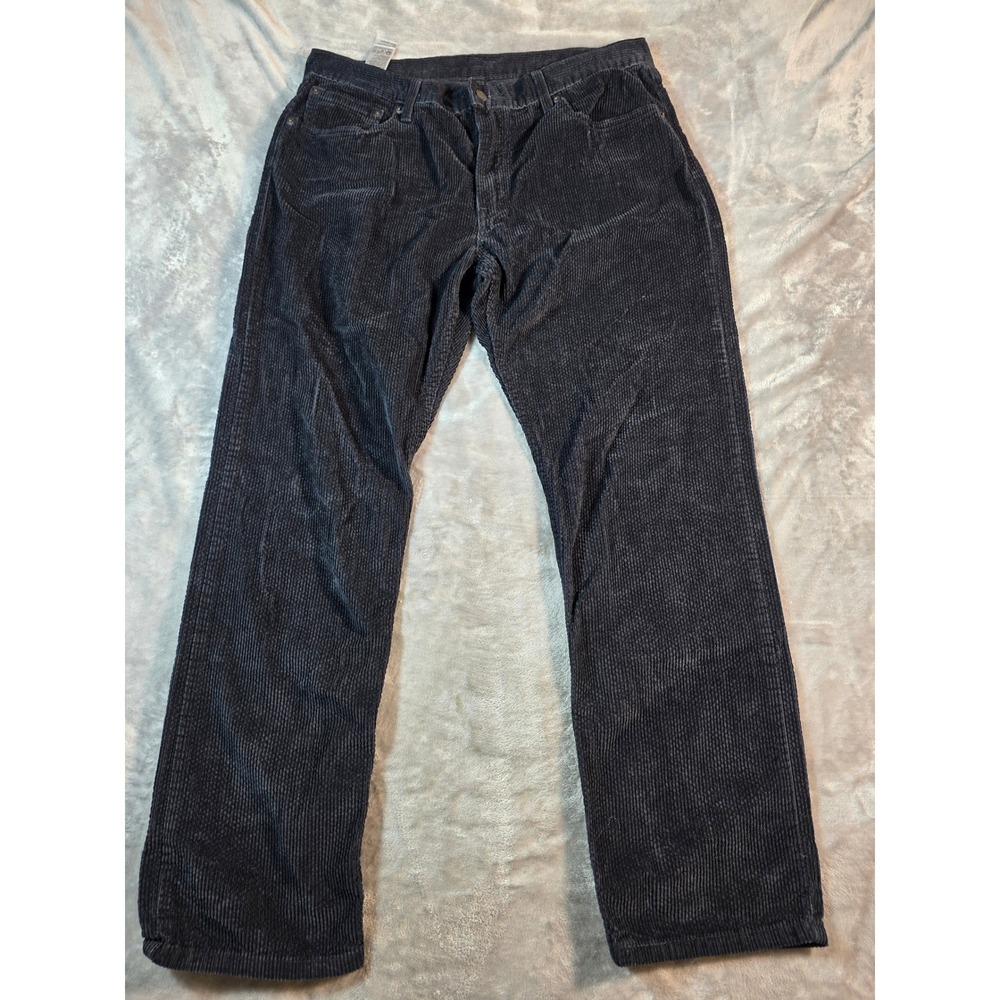 Levi's Strauss Corduroy Pants Mens‎ 33x30 Black 100% Cotton